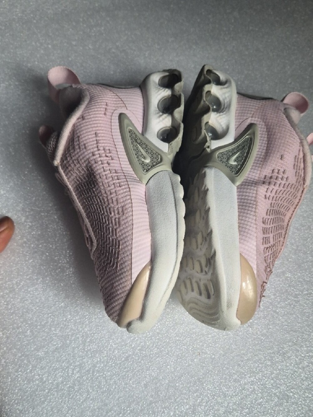 Nike Girls' Pink Slip-On Air Max Knit Sneakers - Picture 3 of 11